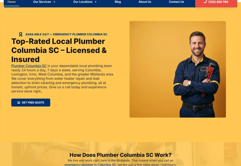 plumbercolumbiasc-hero image